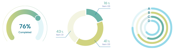 graphic icons of charts